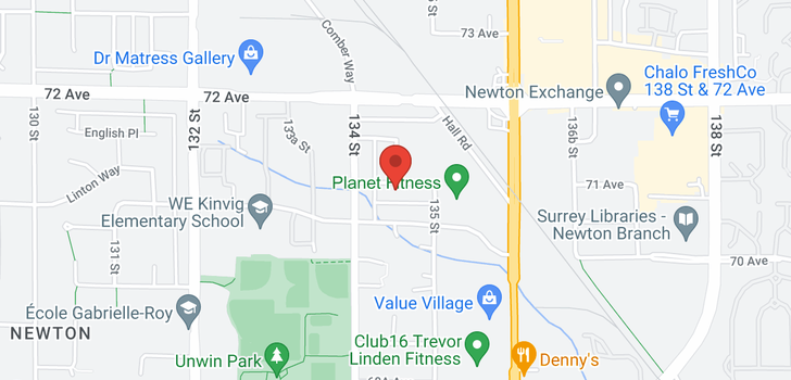 map of 13452 71 AVENUE